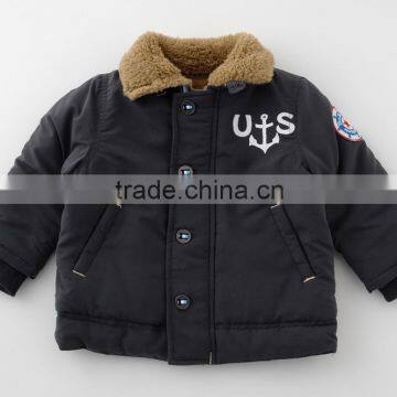 Japanese wholesale products high quality cute new born babies clothes jacket for boys children winter garment