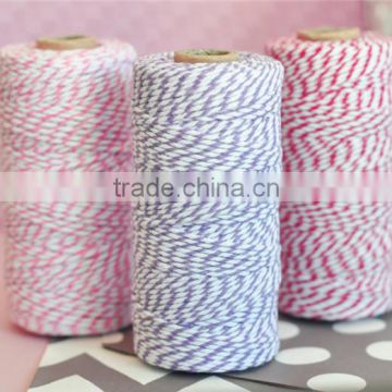 Wholesale 100% Cotton Divine Twine, 110 yard/spool Party Gift Packing Colored Bakers Twine