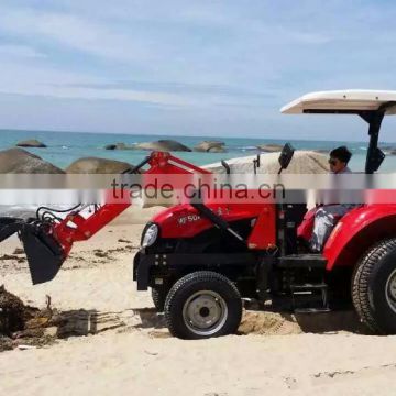 35hp tractor with front loader and backhoe,cabin