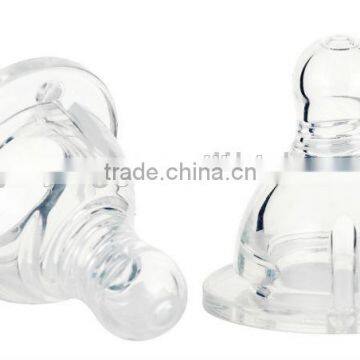 Food grade Nice custom easy to wash silicone baby bottle nipple