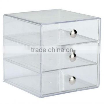 Acrylic Box with 3 Drawers