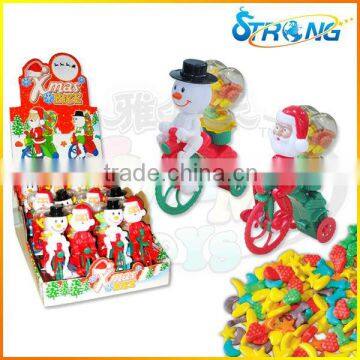 Christmas Bike Candy Toys with Wind Up