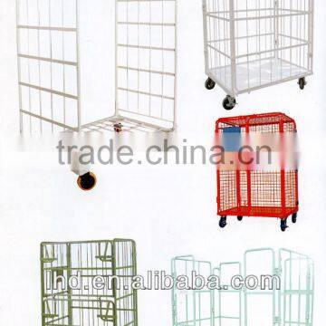 3 sides foldable mesh roll cages