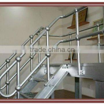 galvanized industrial steel handrails