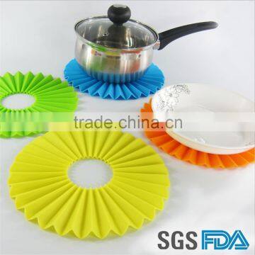 POP Product Silicone Folding Mat/PlaceMat/Dining Mat/Casserole Holder