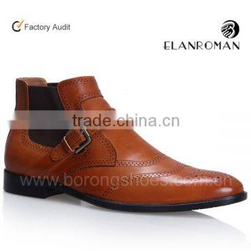 Hot genuine leather boots for men