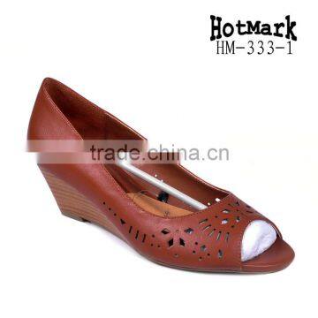 2015 Hot Sale Latest Design Wedge Heels Sexy New Arrival Fashion Shoe Women Wedge