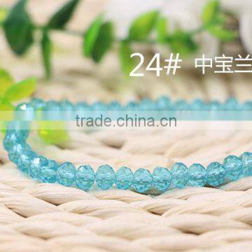 Turquoise 2mm to 12mm 64 Colors Wholesales Factory Price Loose Crystal Facted Roundelles Glass Beads for Jewelry Cheapest