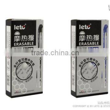 Friction Heat Rub Erasable Gel Pen Leto Plastic Gel Pen GP-2558 photo-2