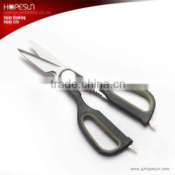 8" function kitchen scissors with can opener