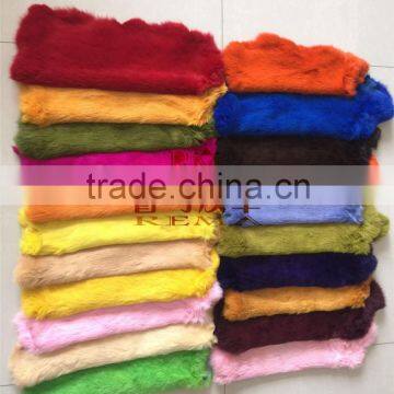 Factory Wholesale Dyed Rabbit Fur Skins