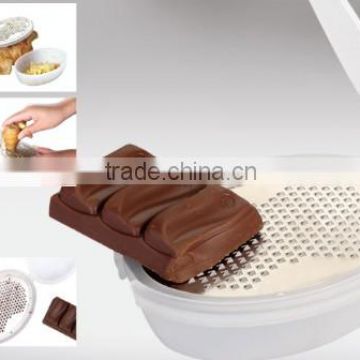 S/S+PP 9.5*6.5*2.5 High quality kitchen multifunctional manual fruit&vegetable grater/chocolate grate/cheese grater