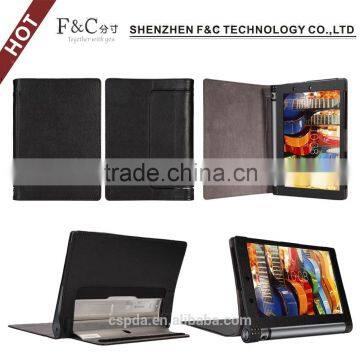 Fast shipment book style Horizontal Flip PU leather Case for Lenovo Yoga Tablet 3 10