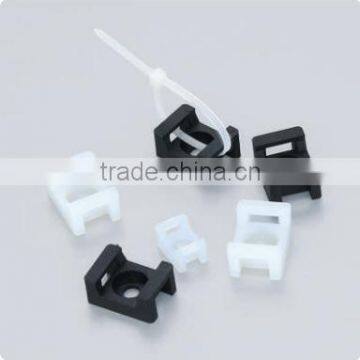 nylon66 saddle type cable tie mount