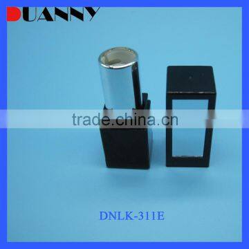 UV BLACK EMPTY SQUARE LIPSTICK CONTAINER WITH MIRROR FOR MAKEUP photo-2