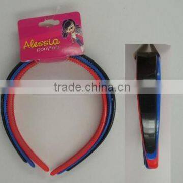 3PCS WIDE HARD PLASTIC HEADBAND