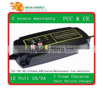 12V 2A/5A automatic rechargeable battery charger Motor Bike and Car                        
                                                                                Supplier's Choice