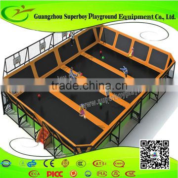 20ft basketball hoop cheap indoor playground trampoline for sale