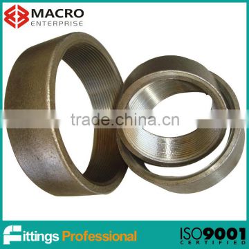 DIN 2986 half length seamless steel socket merchant coupling