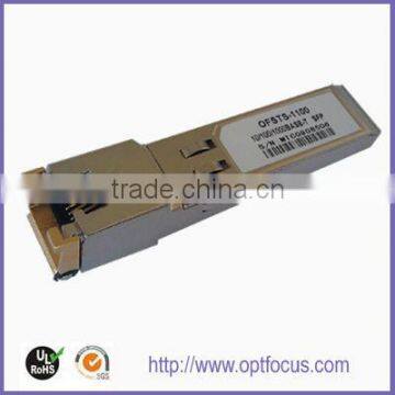 Hot-pluggable SFP 1000BASE-T and 10/100/1000BASE-T Copper SFP Transceiver