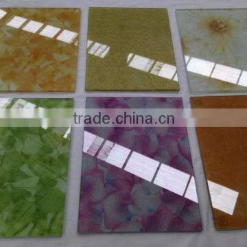 10mm silk laminated colored glass