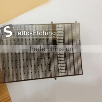 Chemical etching sheet metal component for craft model