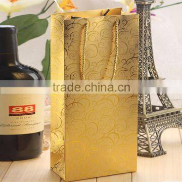 2016 Hot Sales Luxury Wine Paper Bag Hot Stamping photo-4