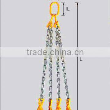 Hot Selling Hoist Chain Sling with Clevis Self-locking Hook