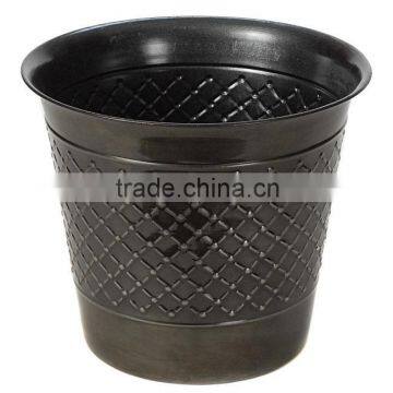 GARDEN PLANTER, BLACK IRON PLANTER, DECORATIVE PLANTER