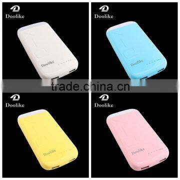 Real Capacity 10000mah Power Bank OEM High Quality Portable Power Source With LED Torch Light