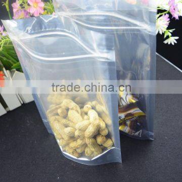 Laminated Zip Lock One Side Clear Resealable Aluminum Foil Packaging Bags Factory Price photo-4
