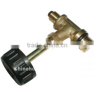 Gas stove brass valve for control