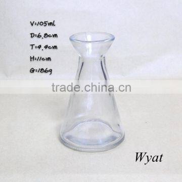 100ml Sake Glass Wine Bottle 3oz Glass Beverage Bottle Tapered Glass Bottle photo-2