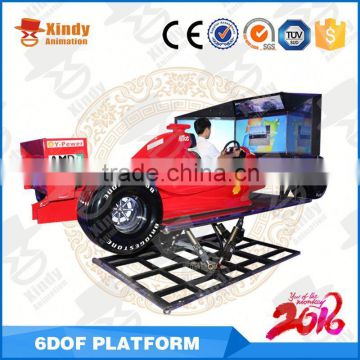 Shopping mall hot project luxury F1 car racing simulator for train