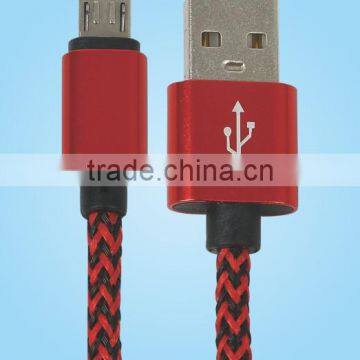 Micro USB Cable Fabric Braided Data Sync