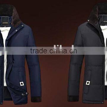 2015 latest Fashion men jacket winter down cotton-padded jacket clothes middle-aged men's wear winter jacket coat