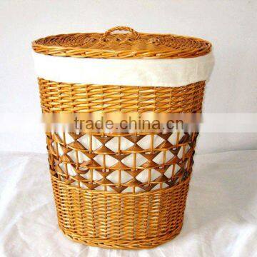 dirty clothes basket wicker