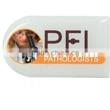 Capsule Name Badge-full Color With Magnet
