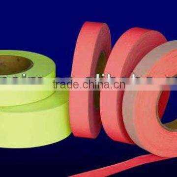colorful reflective fabric tape sew on clothing in roll