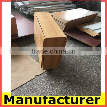 Wholesale cheap melamine wood KD style folding table set factory