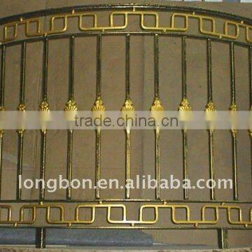 2014 Top-selling newest hand forged modern wrought iron balcony fence railing for home