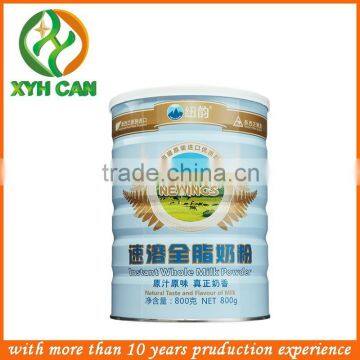 Metal 800g baby milk powder tin can