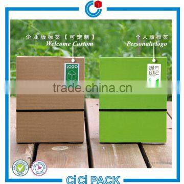 Happy New Year 6 inches corrugated carton double color company custom desk calendar gift box packing                        
                                                                                Supplier's Choice