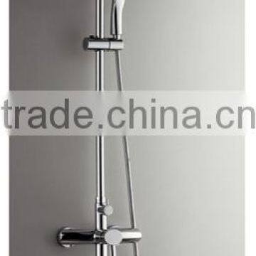 chromed finishing water saving shower set