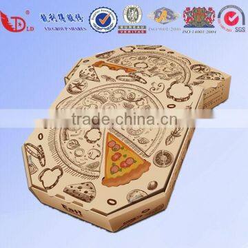 Customized Recyclable Custom 8",10",12'',14'' Corrugated Paper Pizza Box photo-2