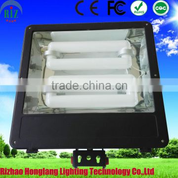 two tube 400w or 500w induction flood light used in pole