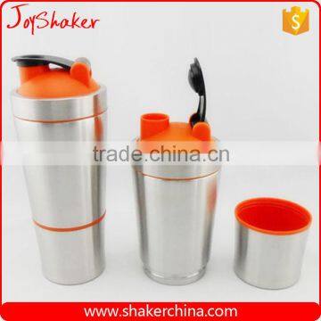 Wholesale 2015 Metal Shaker Protein Bottle BPA Free Quality Choice photo-2