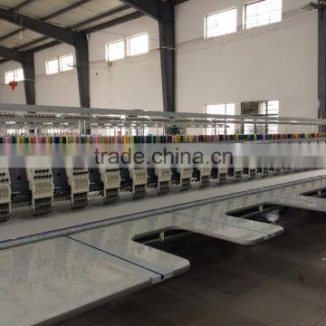 multi heads high speed embroidery machine