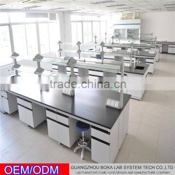 C Frame Steel Wood Wall Bench for Laboratory photo-5