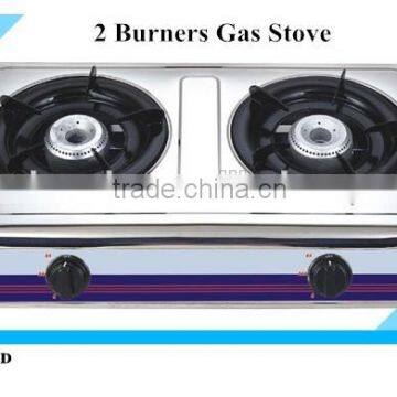 double burners gas stove